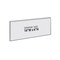 Azar Displays Acrylic Frameless Wall Mnt Sign Holder w/ Adhesive Tape 16"Wx6"H, PK10 122040 - alternate 2